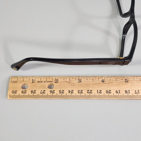 Coach Eyeglasses HC 6040 Brooklyn Frame Only 5002 Black Rectangle 50 16 135 - Picture 15 of 16